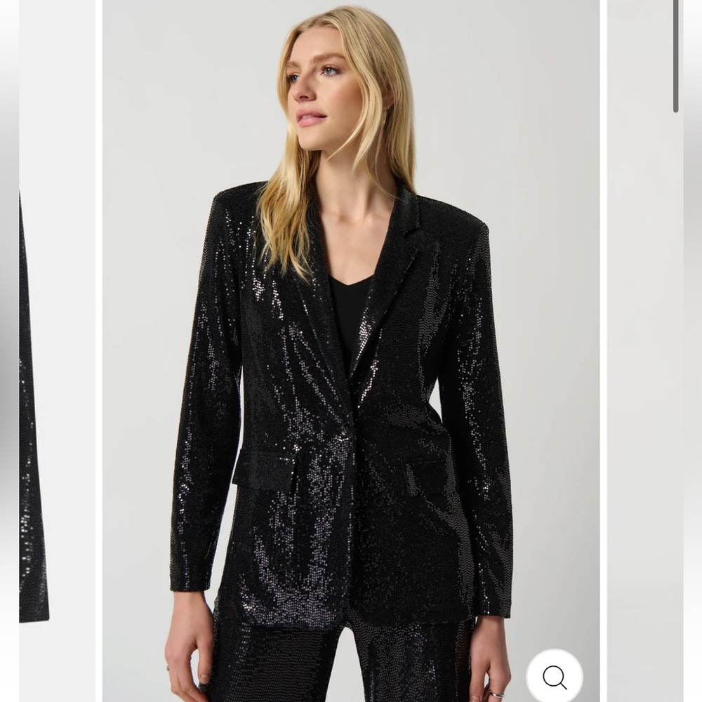 Joseph Ribkoff Sequin Blazer Size 8 - Picture 1 of 15